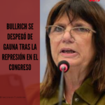 Bullrich se despegó de Gauna tras la represión en el Congreso